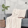Plaid polaire doux & chaud Ecru 150x180 cm WARM WOOL