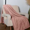 Plaid polaire extra doux et chaud Poudre 150x180 cm KOMO