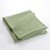 Plaid uni en polycoton pour canapé ou lit (180x220 cm - Sauge)
