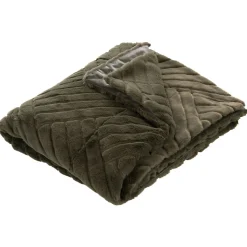 Plaid victoria kaki 130x170 cm