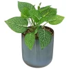 Plante artificielle - pot en céramique - H16 cm - Atmosphera