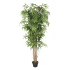 Plante artificielle Bambou Rebecca Mobili Jauda 180x50x50 Polyester Bois de Bambou Vert Marron