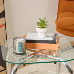 Plante artificielle en pot Stefi 9x9cm- Modéle D- Atmosphera