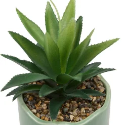 Plante artificielle en pot Cheri 13x10cm- Vert- Atmosphera