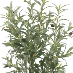 Plante artificielle Olivier Rebecca Mobili Thoka 120x35x35 Polyester Bois Vert Marron