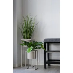 Plante Artificielle Poa, Vert, Polyéthylène, 30x30x68 cm, Seven Design