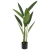 Plante artificielle strelitzia H97cm vert - Atmosphera