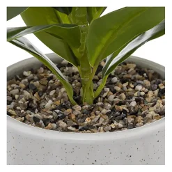 Plante verte artificielle pot en céramique H.30cm Atmosphera Créateur D'Intérieur