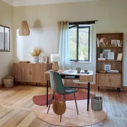 Plante verte artificielle pot en céramique H.30cm Atmosphera Créateur D'Intérieur