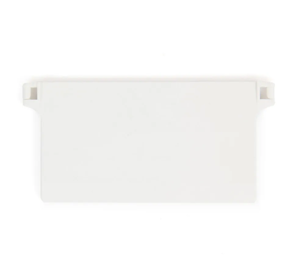 Plaque de lestage pour Stores Californiens 89mm - Blanc
