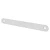 Plaque de poignée de porte Minzh GoodHome blanc mat 190 x 7 mm