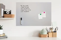 Plaque magnétique adhésive effaçable blanc L.70 x H.50 cm