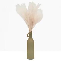 Plumeau artificiel rose 110cm lot de 3