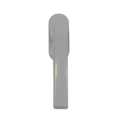 Poignée aluminium pour fenêtre bois argent RAL 9006