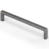 Poignée Basic 6761-Etain brossé. 168x8x28mm. Entraxe 160mm.