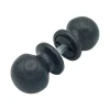 Poignée bouton de porte ronde Hardwarexchange D50 mm gris antique lot de 6 couples