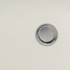 Poignée cuvette encastrée ronde grise avec tire-doigt pour porte coulissante
