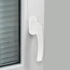 Poignée de fenêtre Minia PVC blanc l.2,9 x H.15,4 x P.6 cm