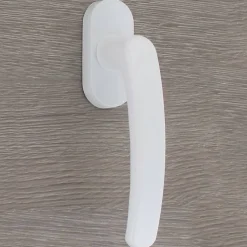 Poignée de fenêtre oscillo-battante PVC laqué blanc RAL 9016