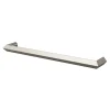 Poignée de meuble Droit GoodHome Keri effet nickel satin gris l.170mm x l.11mm x H. 27mm entraxe 160mm