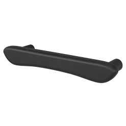 Poignée de meuble en T GoodHome Armel aluminium mat noir l.120mm x l.17mm x H. 30mm entraxe 96mm