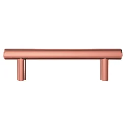 Poignée de meuble en T GoodHome Dizel acier doré l.136mm x l.12mm x H. 35mm entraxe 96mm