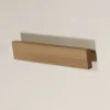 Poignée de meuble en T Kadoréel bois mat l.X h. Entraxe 128mm