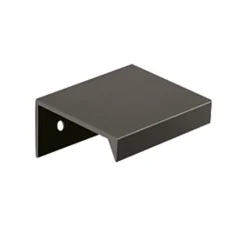 Poignée de meuble entraxe 32 mm ext.50mm aluminum noir mat lot de 24 piéces
