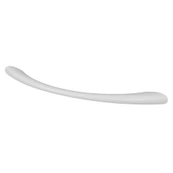 Poignée de meuble nœud GoodHome Primel mat blanc l.160mm x l.9mm x H. 27mm entraxe 128mm
