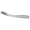 Poignée de meuble nœud GoodHome Ruis effet chromé gris l.137mm x l.10mm x H. 25mm entraxe 96mm