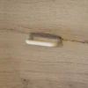 Poignée de meuble nœud Plastic Plastique satin blanc l.73mm x H. 10mm entraxe 64mm