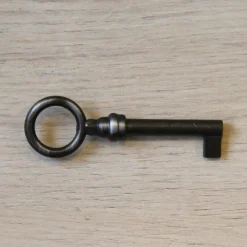 Poignée de meuble Rohan effet étain satin gris l.x H. entraxe mm