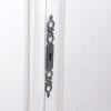 Poignée de meuble Rohan effet étain satin gris l.141mm x H. 16mm entraxe 128mm