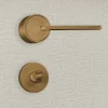 Poignée de porte design à condamnation finition aspect bronze Gulia - KATCHMEE