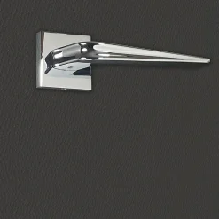 Poignée de porte design finition aspect chrome brillant Lara - KATCHMEE