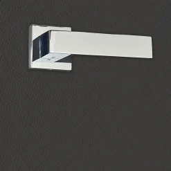 Poignée de porte design finition aspect chrome mat Europa - KATCHMEE