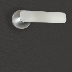 Poignée de porte design finition aspect chrome mat Eva - KATCHMEE