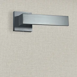 Poignée de porte design finition aspect noir mat Paola - KATCHMEE
