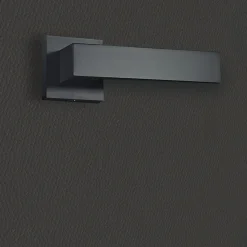 Poignée de porte design finition aspect noir mat Paola - KATCHMEE