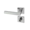 Poignée de porte d'intérieur Premium chrome Chêne Blanc à condamnation