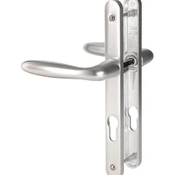 Poignée de porte fenêtre - Verona - Hoppe Et Cie - Gris argent - Clé I - 195 mm
