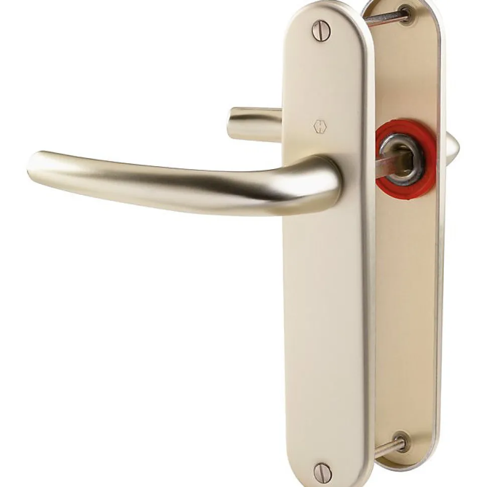 Poignée de porte intérieure - San diego - Hoppe Et Cie - Beige ivoire - Bec de cane - 165 mm