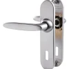 Poignée de porte intérieure - Jazz - Vachette - Gris - Clé L - 195 mm