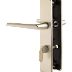 Poignée de porte intérieure - Riviera - Vachette - Beige ivoire - Condamnation - 195 mm
