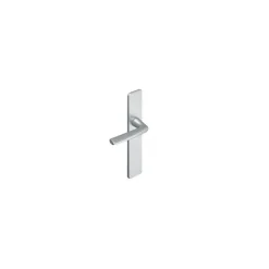 Poignée de porte intérieure - Riviera - Vachette - Beige ivoire - Condamnation - 195 mm