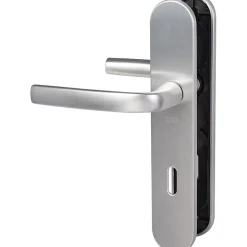 Poignée de porte intérieure - Logio - Vachette - Gris argent - Clé L - 195 mm
