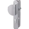 Poignée de porte palière - New camelia sup - Eurowale - Gris argent - Clé I - 195 mm
