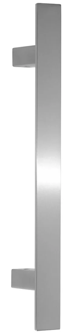 Poignée de tirage - inclinée 60 - Rectangle 40x10 mm - Entraxe350 - S55 -A62 - L500 mm - INOX 304 satiné