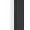 Poignée de tirage Carrée 30x30 mm - Entraxe350 mm - INOX 304 Laqué RAL 9005 Noir Mat
