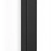 Poignée de tirage Carrée 25x25 mm - Entraxe350 - S70 - L500 mm - INOX 304 Laqué RAL 9005 Noir Mat